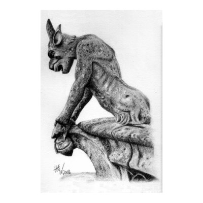 Gargoyle 1 Poster by Felidae52