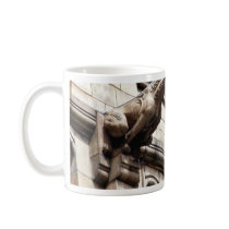 Gargoyle At The British Natural History Museum mugs by lifesphere Gargoyle At The British Natural History Museum mugs