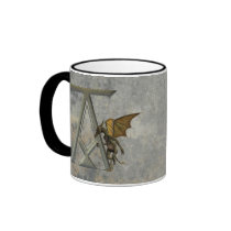 Gargoyle Monogram A mugs