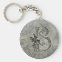 Gargoyle Monogram B Key Chains