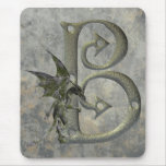 Gargoyle Monogram B Mouse Pads
