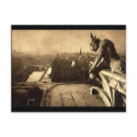 Gargoyle Notre Dame, Paris France 1912 Vintage Postcards