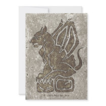 Gargoyle Stone Gray invitation