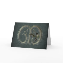 Gargoyles Monogram M Cards