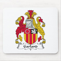Garland Family Crest mousepads by coatsofarms Garland Family Crest mousepads