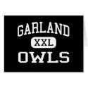 Garland - Owls - High School - Garland Texas cards