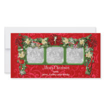 Garland Triple Photo photo cards