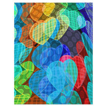garlands of pastel colored hearts flyers by fotowino garlands of pastel colored hearts flyers