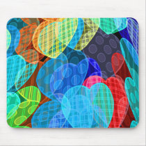 garlands of pastel colored hearts mousepads by fotowino garlands of pastel colored hearts mousepads