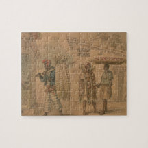 Garlic and Onion Sellers, 1826 (w/c on paper) Jigsaw Puzzle