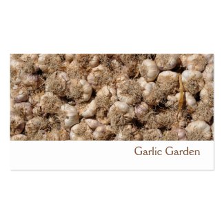 Garlic business card