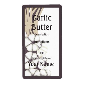 Garlic Butter Kitchen Label label