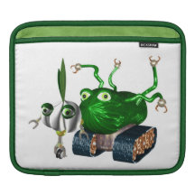 Garlic CucumberBot iPad Sleeves