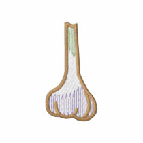 Garlic embroidered shirts by ZazzleEmbroidery Garlic embroidered shirts