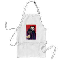 Garlic Wards off the Vampire's Bite Apron