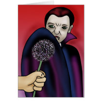 Garlic Wards off the Vampire's Bite Cards