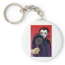 Garlic Wards off the Vampire's Bite Key Chains
