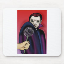 Garlic Wards off the Vampire's Bite Mousepad