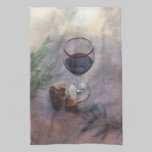 Garlic, wine and herbs Mojo kitchen towel kitchen towels