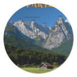 Garmisch - The Zugspitze and Alpspitze Stickers