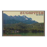 Garmisch - Zugspitze above the Eibsee Rectangular Stickers