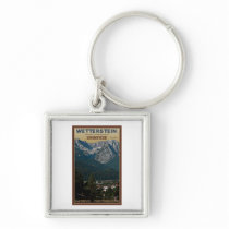 Garmisch - Zugspitze above Town Keychains