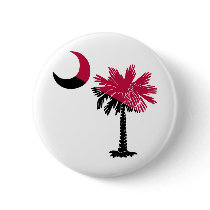 Garnet and Black Palmetto buttons by southcarolinashirt Garnet and Black Palmetto buttons