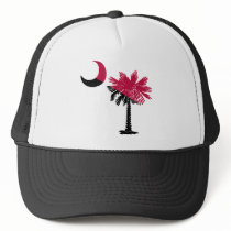 Garnet and Black Palmetto hats by southcarolinashirt Garnet and Black Palmetto hats