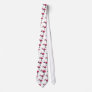 Garnet and Black Palmetto Neck Tie