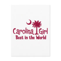 Garnet Carolina Girl Best in the World postcards by palmettotees Garnet Carolina Girl Best in the World postcards