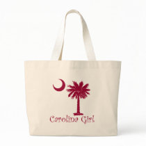 Garnet Carolina Girl Palmetto bags by palmettotees Garnet Carolina Girl Palmetto bags