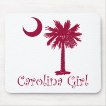 Garnet Carolina Girl Palmetto mousepads by palmettotees Garnet Carolina Girl Palmetto mousepads