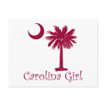 Garnet Carolina Girl Palmetto postcards by palmettotees Garnet Carolina Girl Palmetto postcards