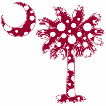 Garnet Dots Pocket Palmetto t-shirts