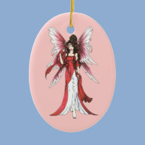 Garnet Faerie Ornament ornaments