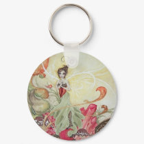 Garnet Faery- Key Chain keychains by orafaerygirl Garnet Faery- Key Chain keychains