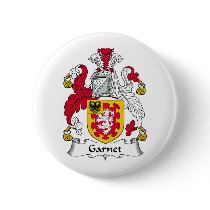 Garnet Family Crest buttons by coatsofarms Garnet Family Crest buttons