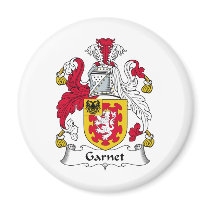 Garnet Family Crest magnets by coatsofarms Garnet Family Crest magnets