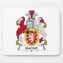 Garnet Family Crest mousepads by coatsofarms Garnet Family Crest mousepads