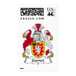 Garnet Family Crest postage