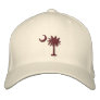 Garnet Palmetto Embroidered Hat