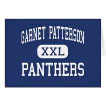 Garnet Patterson Panthers Middle Washington cards by customteamsportswear Garnet Patterson Panthers Middle Washington cards