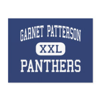 Garnet Patterson Panthers Middle Washington postcards by customteamsportswear Garnet Patterson Panthers Middle Washington postcards
