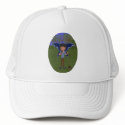Garreth the Blue Winged Boy Faery Lead Singer Hat by KirstenEdwards Garreth the Blue Winged Boy Faery Lead Singer Hat