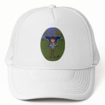Garreth the Blue Winged Boy Faery Lead Singer Hat