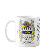 Garrett Family Coat of Arms Mug by NemethArt Garrett Family Coat of Arms Mug
