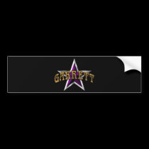 GARRETT sticker bumper stickers