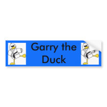 Garry the Duck Bumper Sticker bumper stickers
