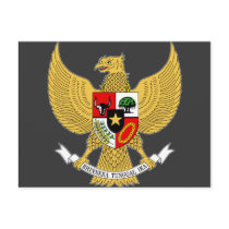 Garuda Pancasila, t Arms Indonesia, Indonesia Post Cards