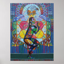 Garudasana - 2011 as canvas/poster